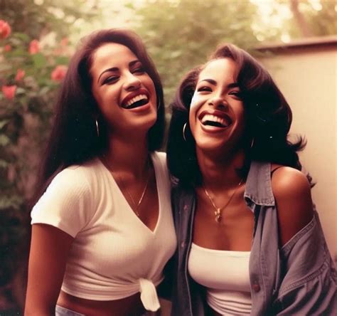 was aaliyah and selena friends|aaliyah ethnicity.